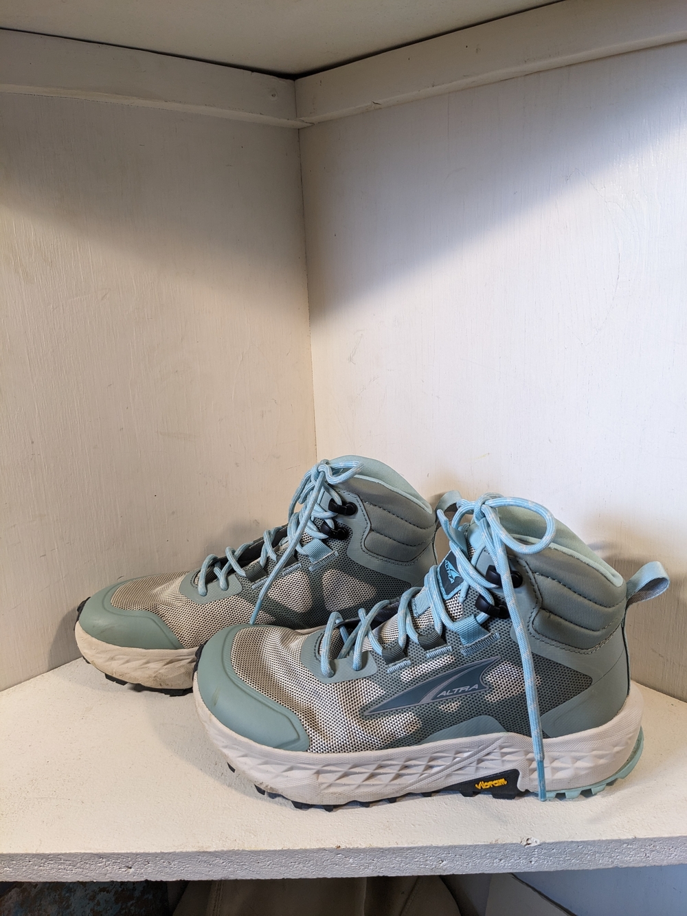 Altra Women's Light Blue Mesh Trail Sneakers - Picture 7 of 9